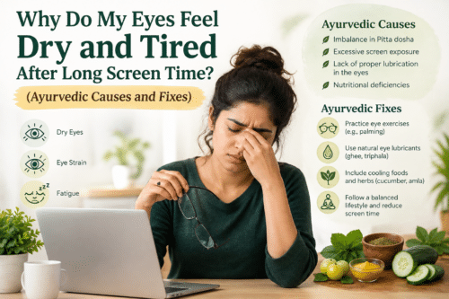 Dry & Tired Eyes After Screen Time | Ayurvedic Causes & Fixes