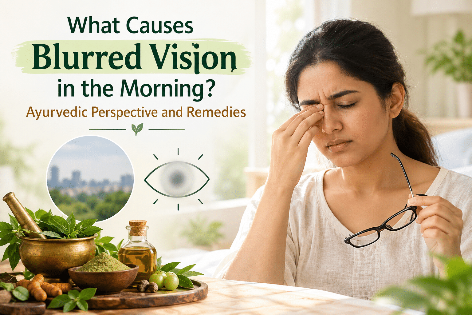 What Causes Blurred Vision in the Morning? Ayurvedic Perspective and Remedies