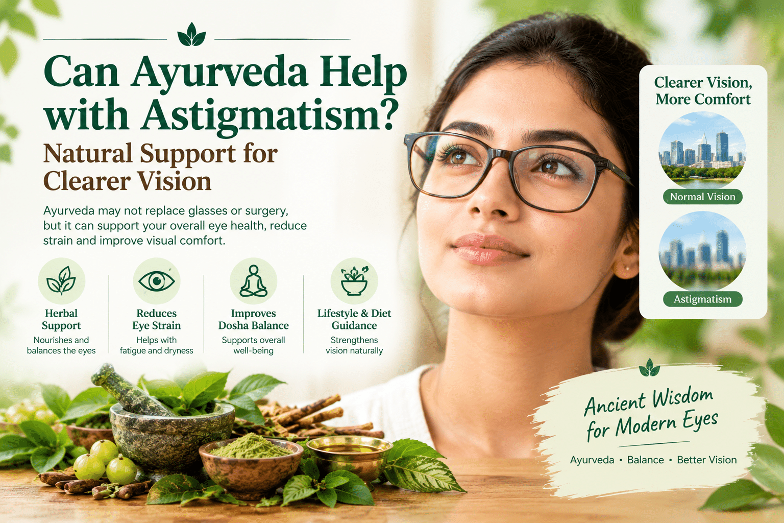 Can Ayurveda Help with Astigmatism? Benefits & Limitations