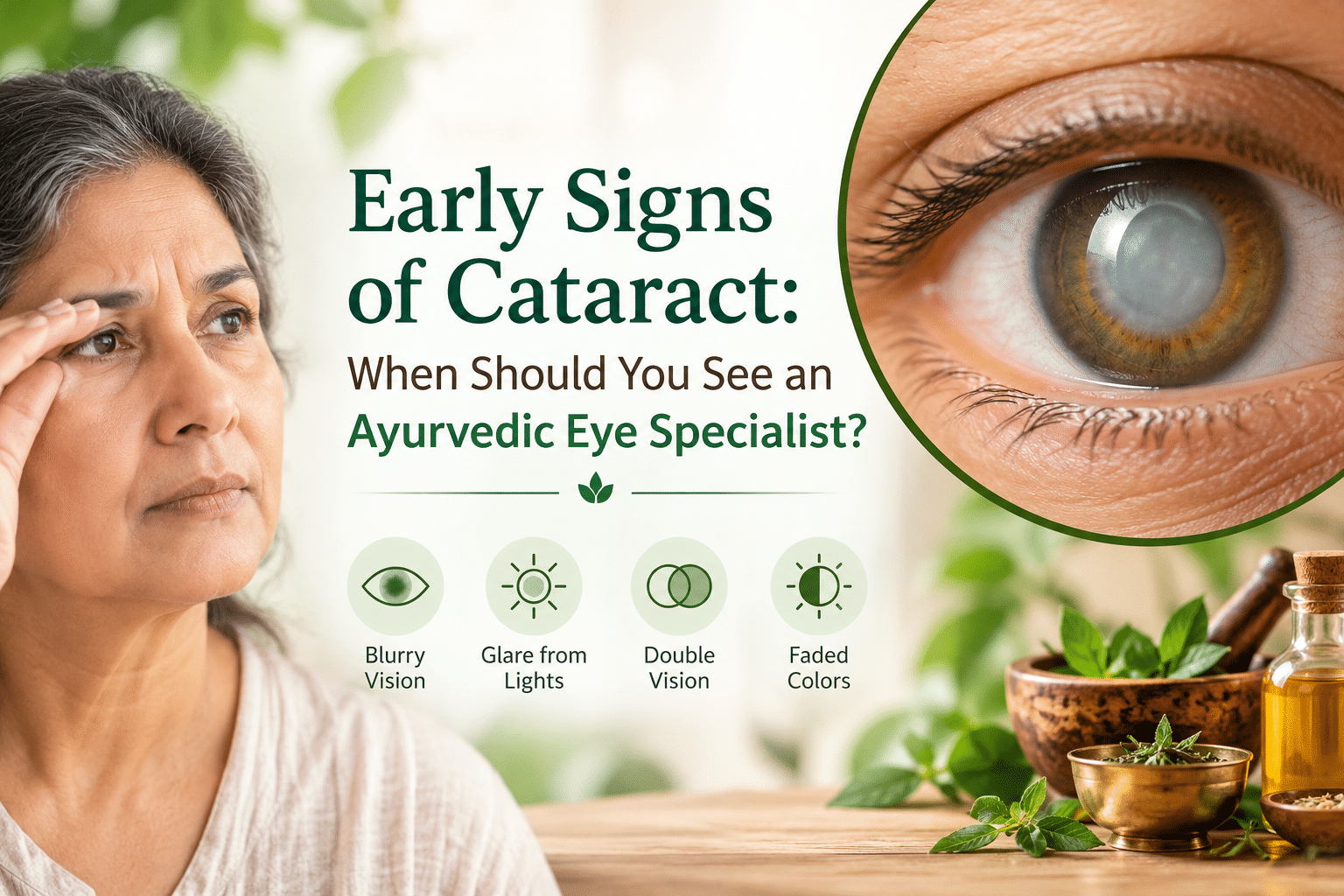 Early Signs of Cataract | Ayurvedic Eye Specialist